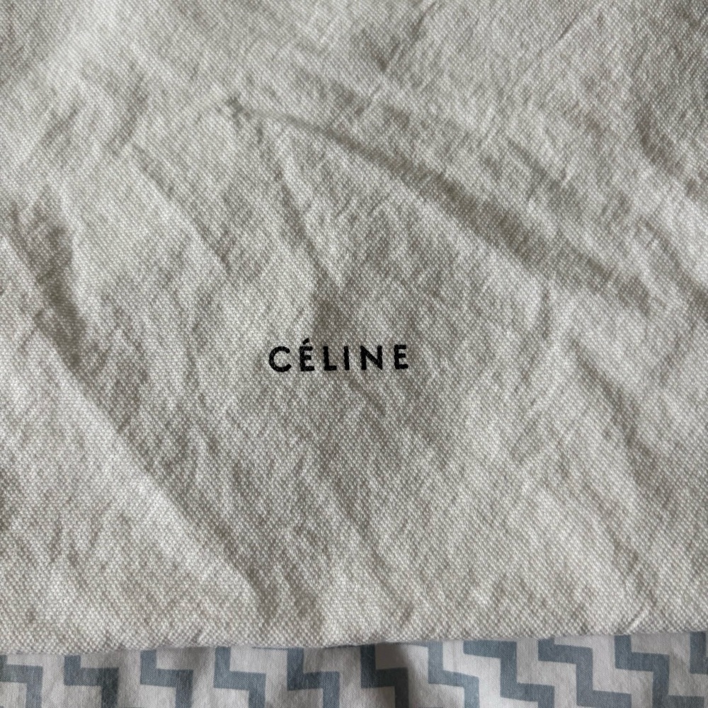 CELINE Small White Dust Bag Drawstring 12 x 13 inches - Picture 2 of 8